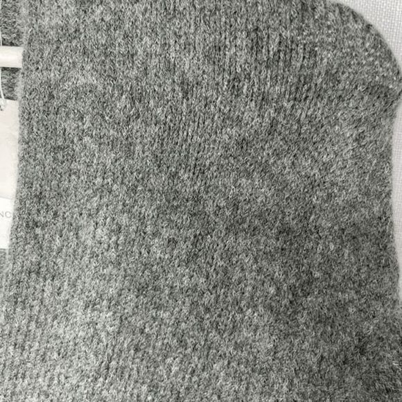 Vince Gray Varsity Short Sleeve Alpaca Wool Cardigan - Picture 4 of 4